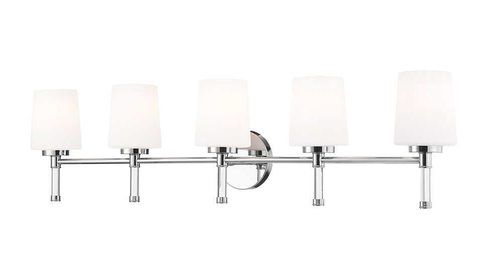 Z-Lite Canada - Five Light Vanity - Henri - Chrome- Union Lighting Luminaires Decor