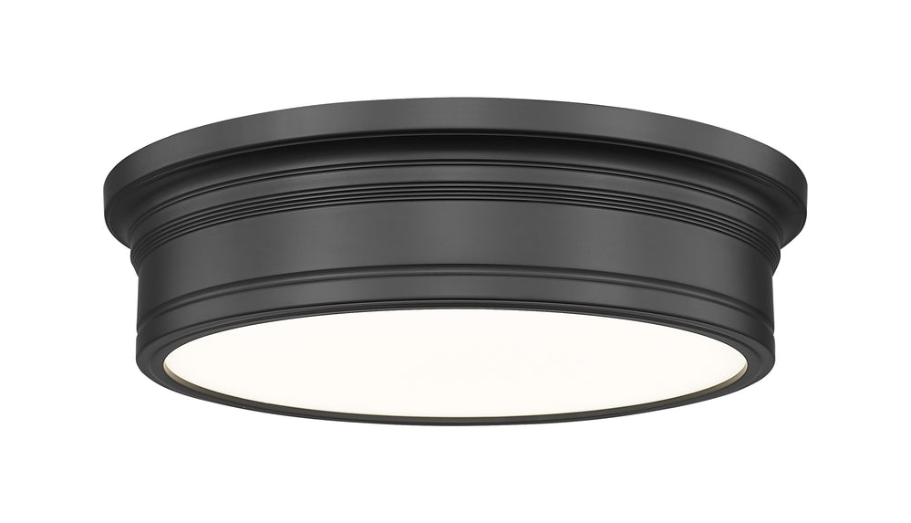 Z-Lite Canada - LED Flush Mount - Bentley - Matte Black- Union Lighting Luminaires Decor