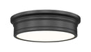 Z-Lite Canada - LED Flush Mount - Bentley - Matte Black- Union Lighting Luminaires Decor
