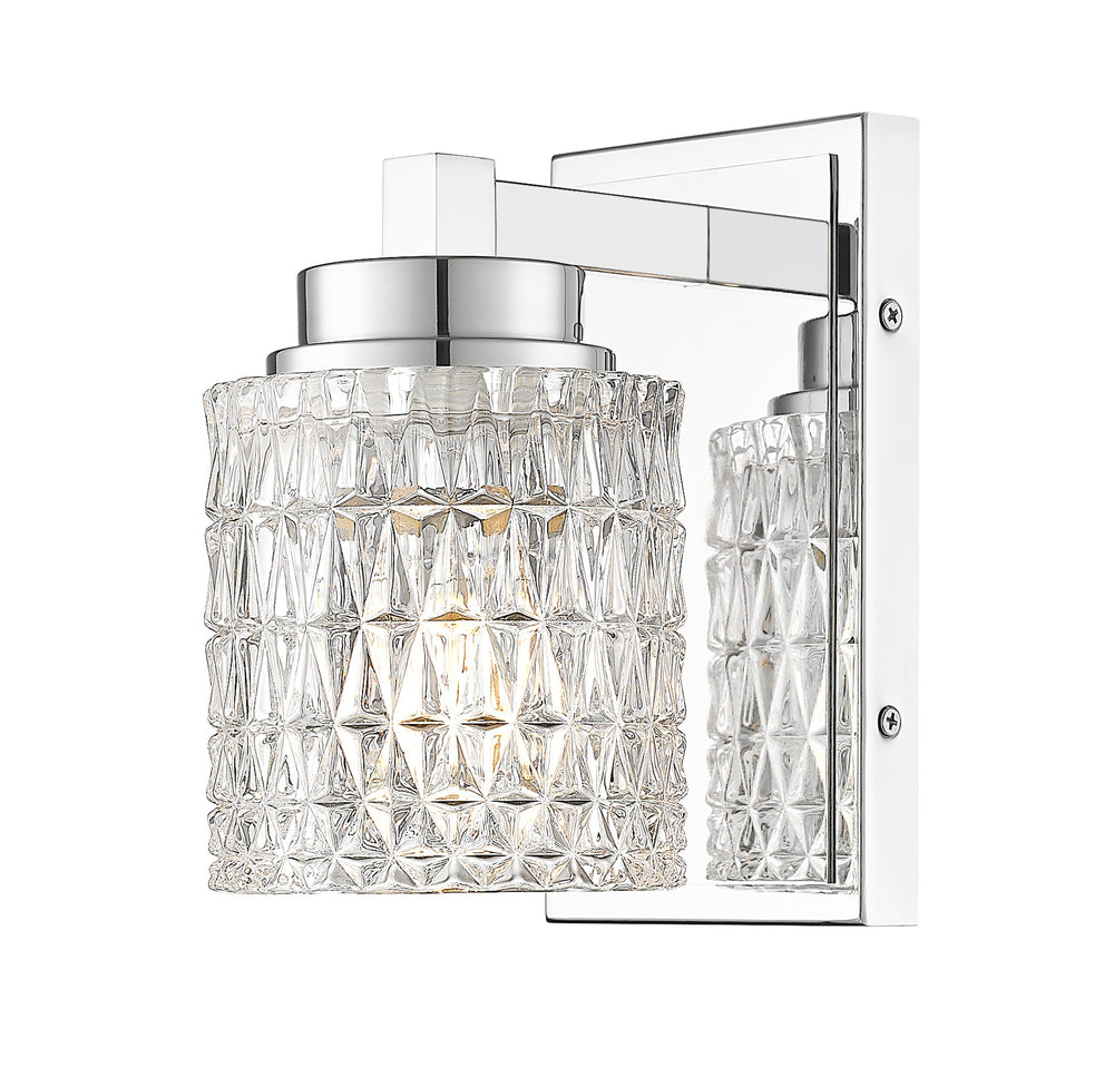 Z-Lite Canada - One Light Wall Sconce - Jacqueline - Chrome- Union Lighting Luminaires Decor