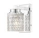Z-Lite Canada - One Light Wall Sconce - Jacqueline - Chrome- Union Lighting Luminaires Decor
