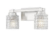 Z-Lite Canada - Two Light Vanity - Jacqueline - Brushed Nickel- Union Lighting Luminaires Decor