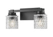 Z-Lite Canada - Two Light Vanity - Jacqueline - Matte Black- Union Lighting Luminaires Decor