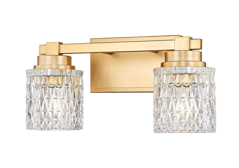 Z-Lite Canada - Two Light Vanity - Jacqueline - Modern Gold- Union Lighting Luminaires Decor
