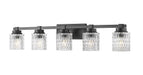 Z-Lite Canada - Five Light Vanity - Jacqueline - Matte Black- Union Lighting Luminaires Decor
