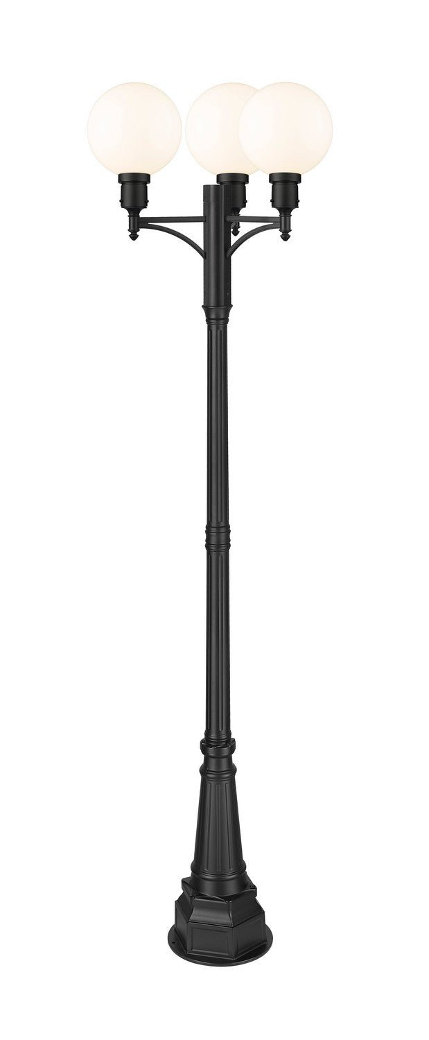 Z-Lite Canada - One Light Outdoor Post Mount - Laurent - Black- Union Lighting Luminaires Decor
