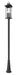 Z-Lite Canada - Six Light Outdoor Post Mount - Tiberius - Black- Union Lighting Luminaires Decor