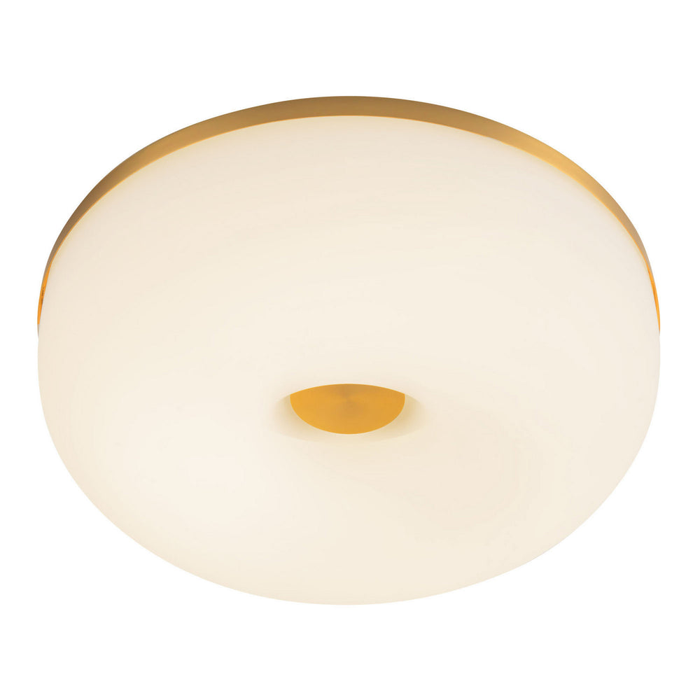 Kuzco Canada - LED Flush Mount - Jada - Brushed Gold/Opal Glass- Union Lighting Luminaires Decor