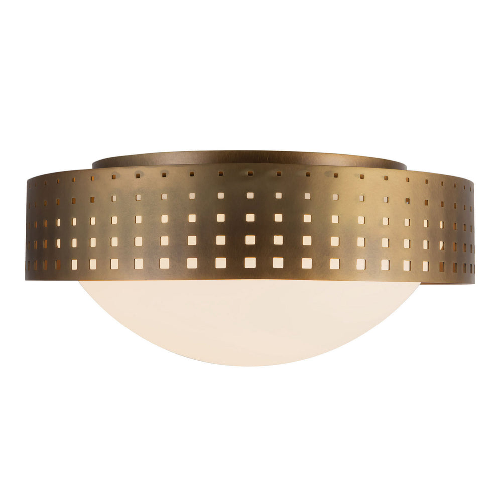 Kuzco Canada - Three Light Flush Mount - Astoria - Vintage Brass- Union Lighting Luminaires Decor