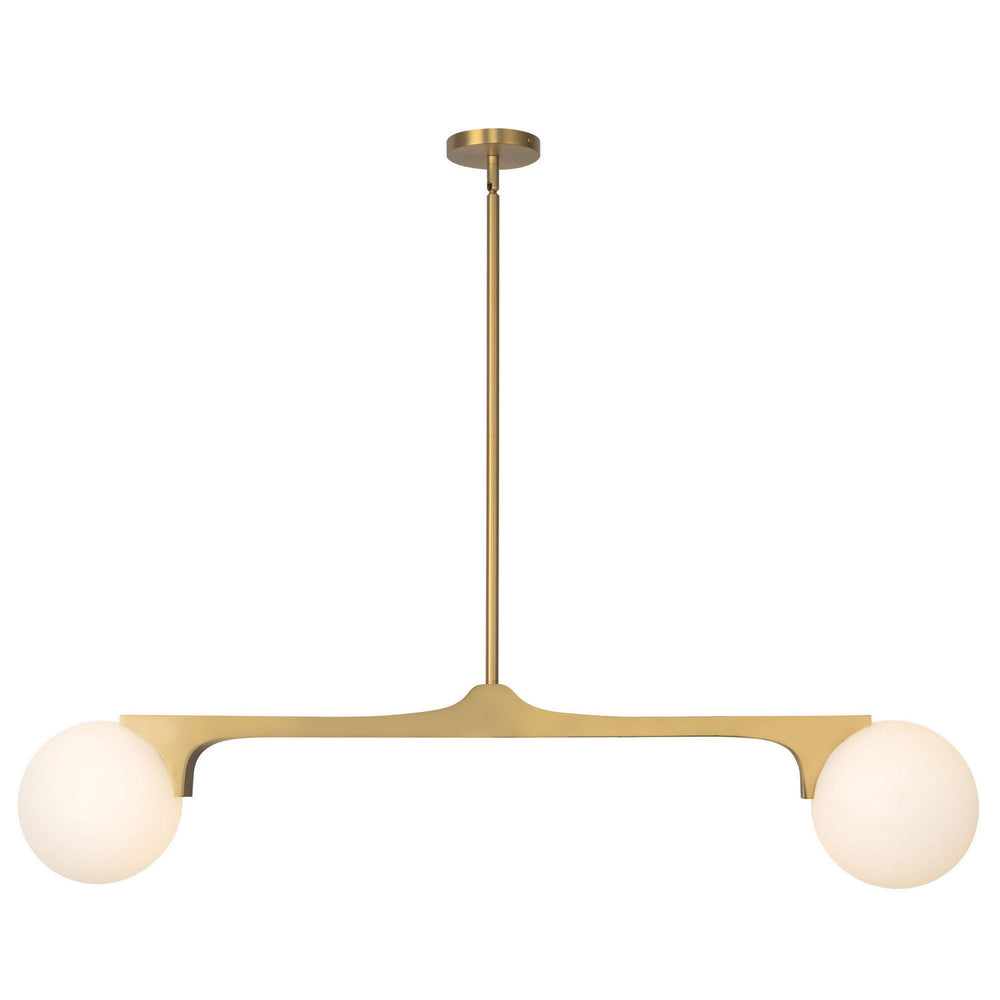 Kuzco Canada - Two Light Linear Pendant - Briar - Brushed Gold- Union Lighting Luminaires Decor