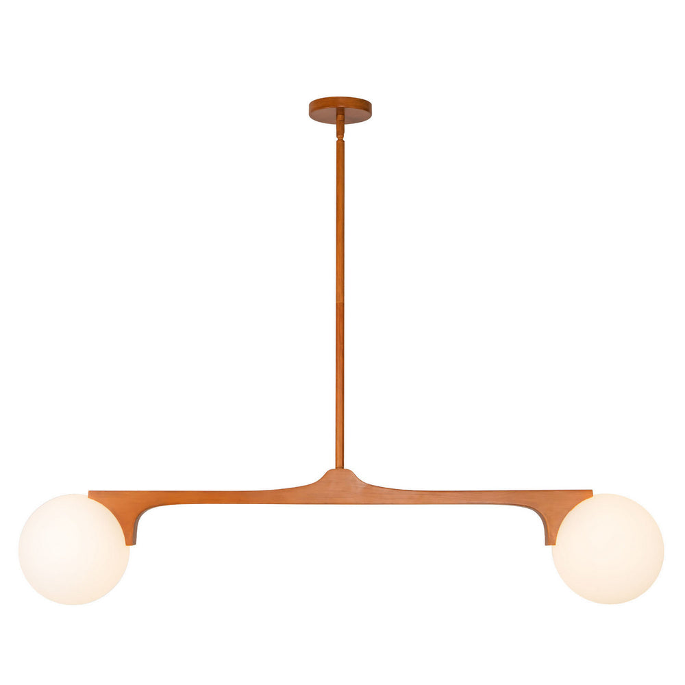 Kuzco Canada - Two Light Linear Pendant - Briar - Teak- Union Lighting Luminaires Decor