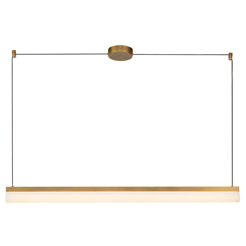 Kuzco Canada - LED Linear Pendant - Nio - Vintage Brass- Union Lighting Luminaires Decor