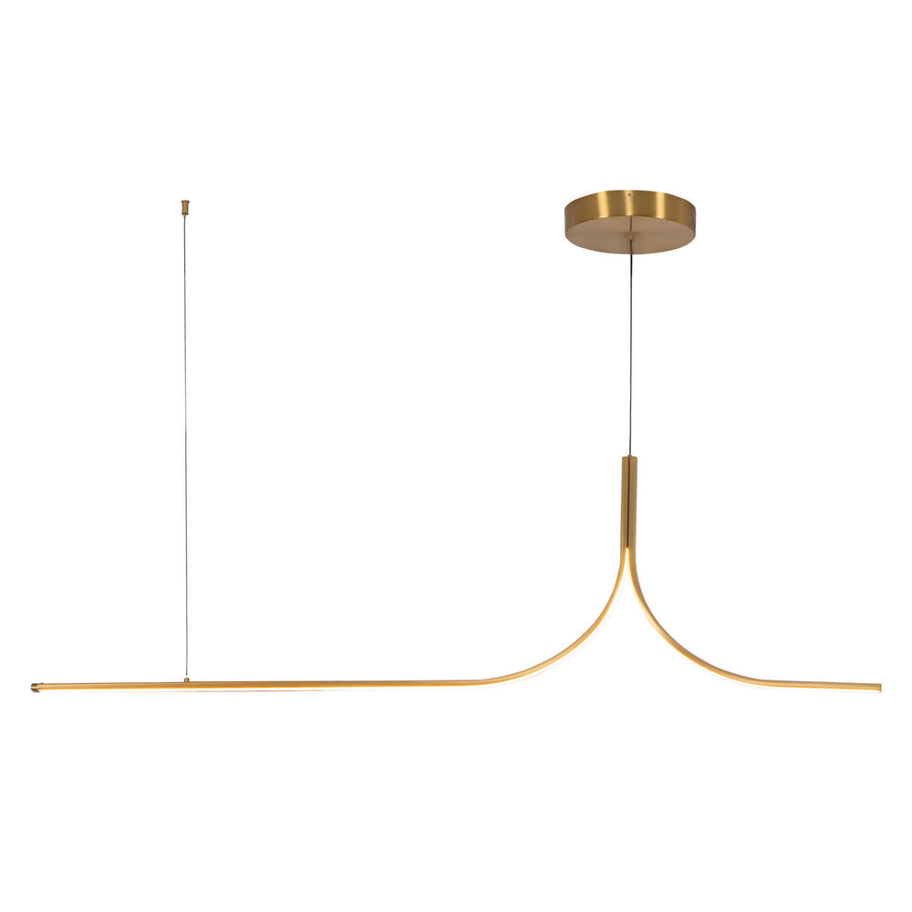 Kuzco Canada - LED Linear Pendant - Thread - Brushed Gold- Union Lighting Luminaires Decor
