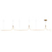 Kuzco Canada - LED Linear Pendant - Thread - Brushed Gold- Union Lighting Luminaires Decor