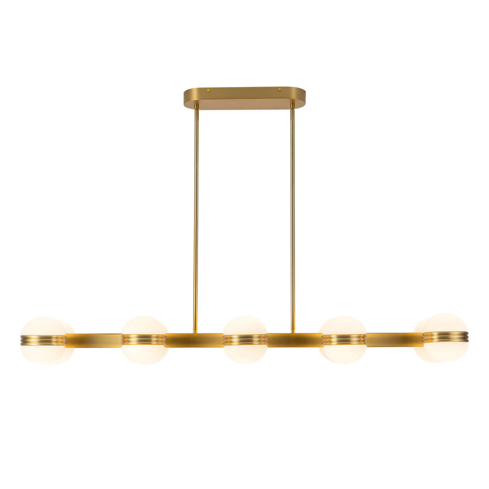 Kuzco Canada - LED Linear Pendant - Selene - Brushed Gold- Union Lighting Luminaires Decor