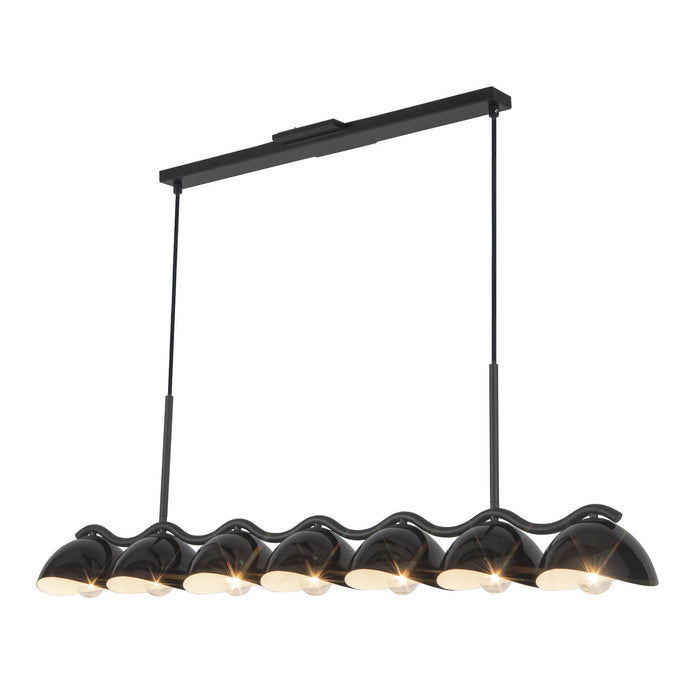 Kuzco Canada - Seven Light Linear Pendant - Atlas - Black- Union Lighting Luminaires Decor