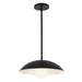 Kuzco Canada - One Light Pendant - Umbra - Black/Opal Glass- Union Lighting Luminaires Decor