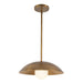 Kuzco Canada - One Light Pendant - Umbra - Vintage Brass/Opal Glass- Union Lighting Luminaires Decor