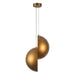 Kuzco Canada - LED Pendant - Void - Vintage Brass- Union Lighting Luminaires Decor