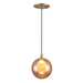 Kuzco Canada - LED Pendant - Bolla - Brushed Gold/Copper- Union Lighting Luminaires Decor