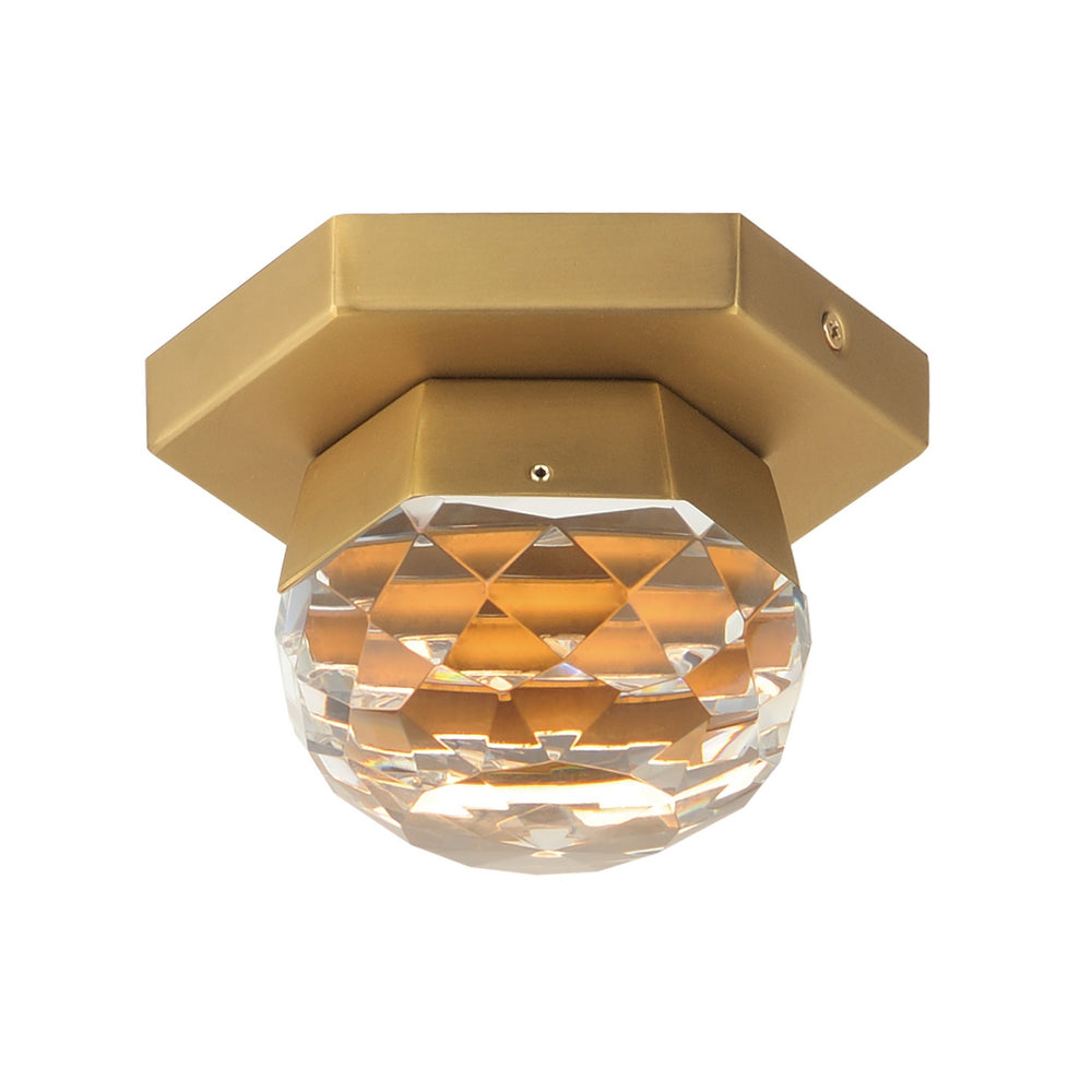 ET2 - LED Flush Mount - Allumettes - Gold- Union Lighting Luminaires Decor