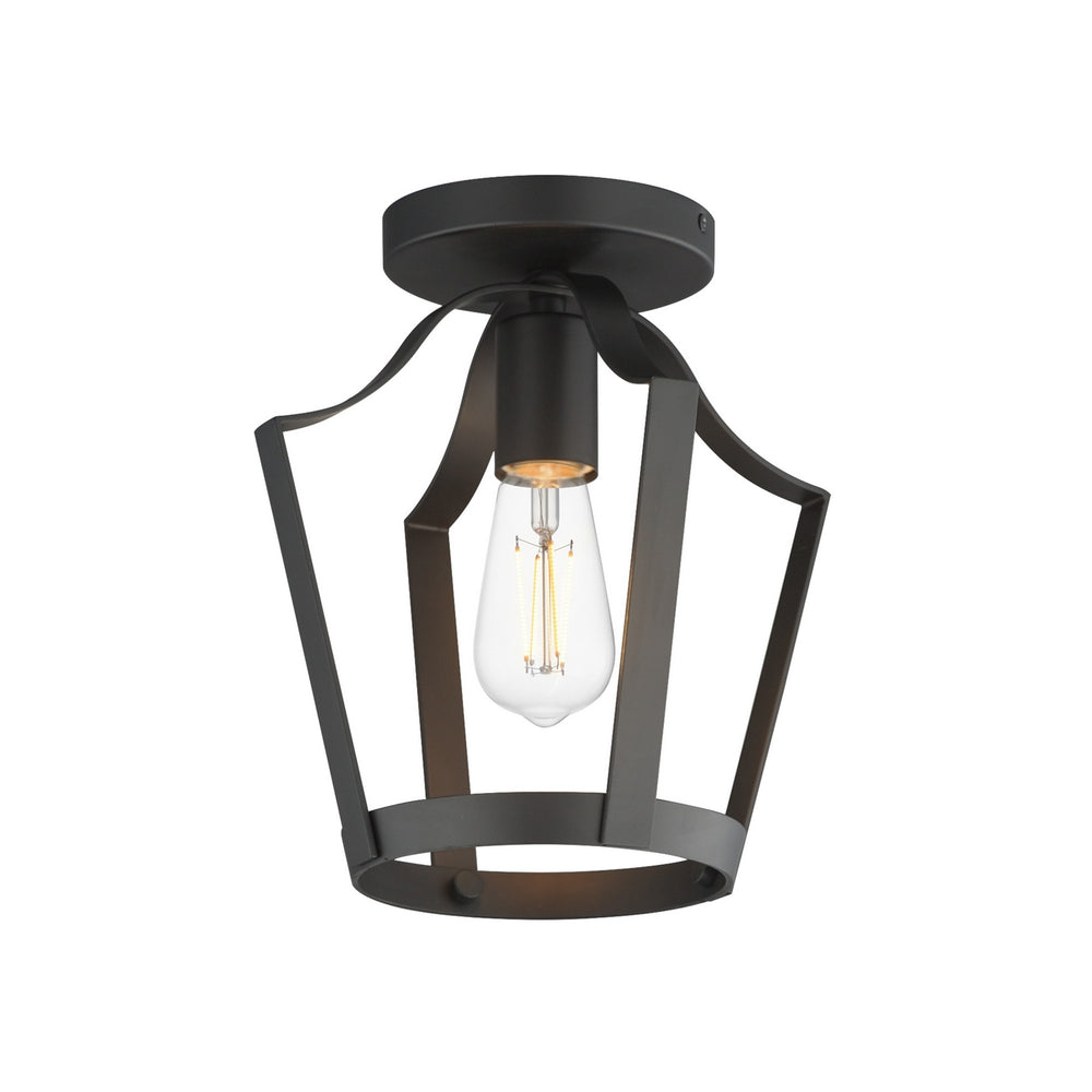 Maxim - One Light Pendant / Semi-Flush - Arden - Black- Union Lighting Luminaires Decor