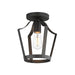 Maxim - One Light Pendant / Semi-Flush - Arden - Black- Union Lighting Luminaires Decor