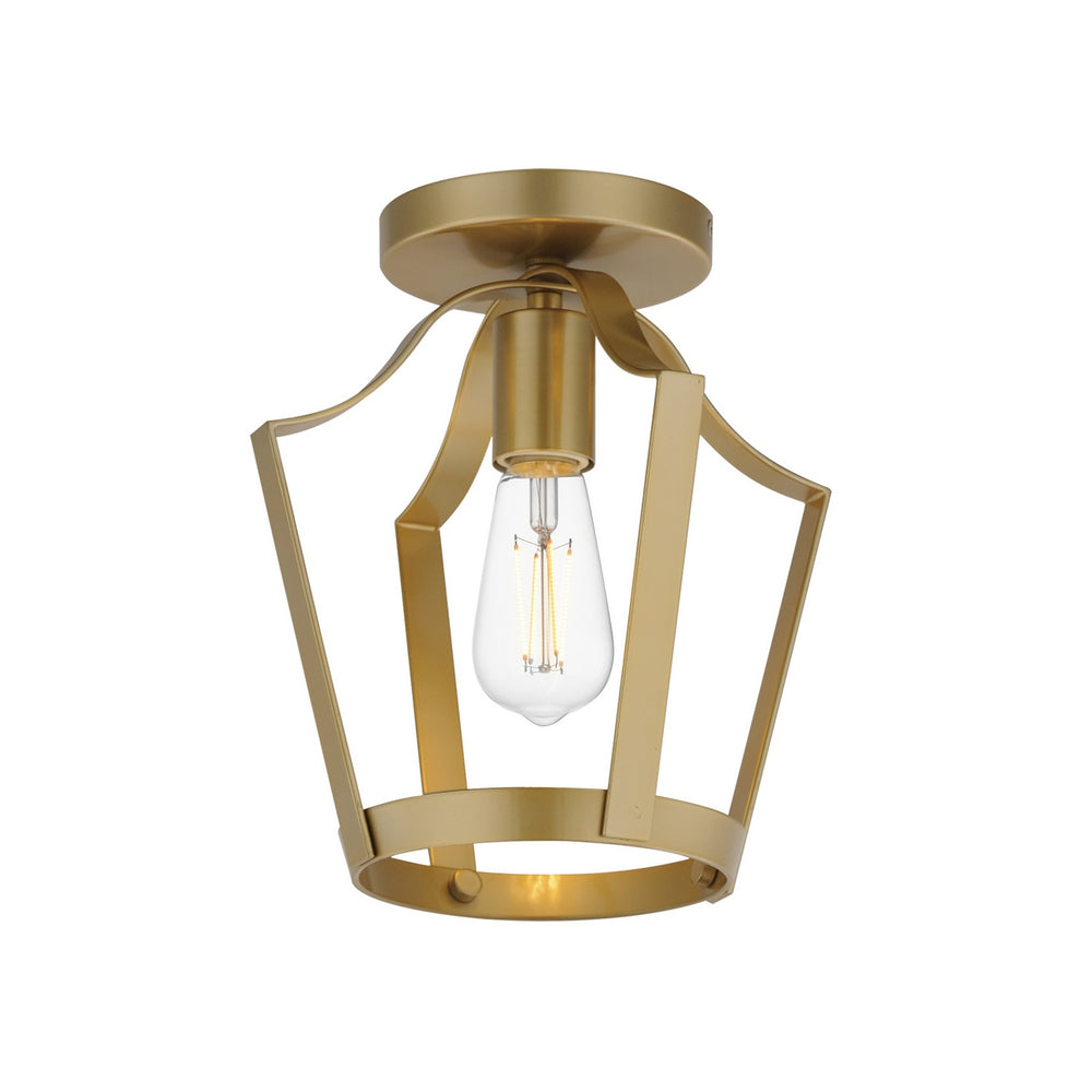 Maxim - One Light Pendant / Semi-Flush - Arden - Natural Aged Brass- Union Lighting Luminaires Decor