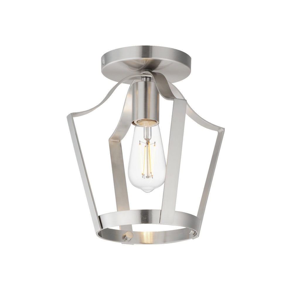Maxim - One Light Pendant / Semi-Flush - Arden - Satin Nickel- Union Lighting Luminaires Decor