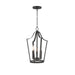 Maxim - Three Light Pendant - Arden - Black- Union Lighting Luminaires Decor