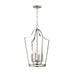 Maxim - Four Light Pendant - Arden - Satin Nickel- Union Lighting Luminaires Decor