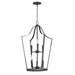 Maxim - Six Light Pendant - Arden - Black- Union Lighting Luminaires Decor
