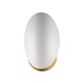 Maxim - One Light Wall Sconce - Maris - White/Natural Aged Brass- Union Lighting Luminaires Decor