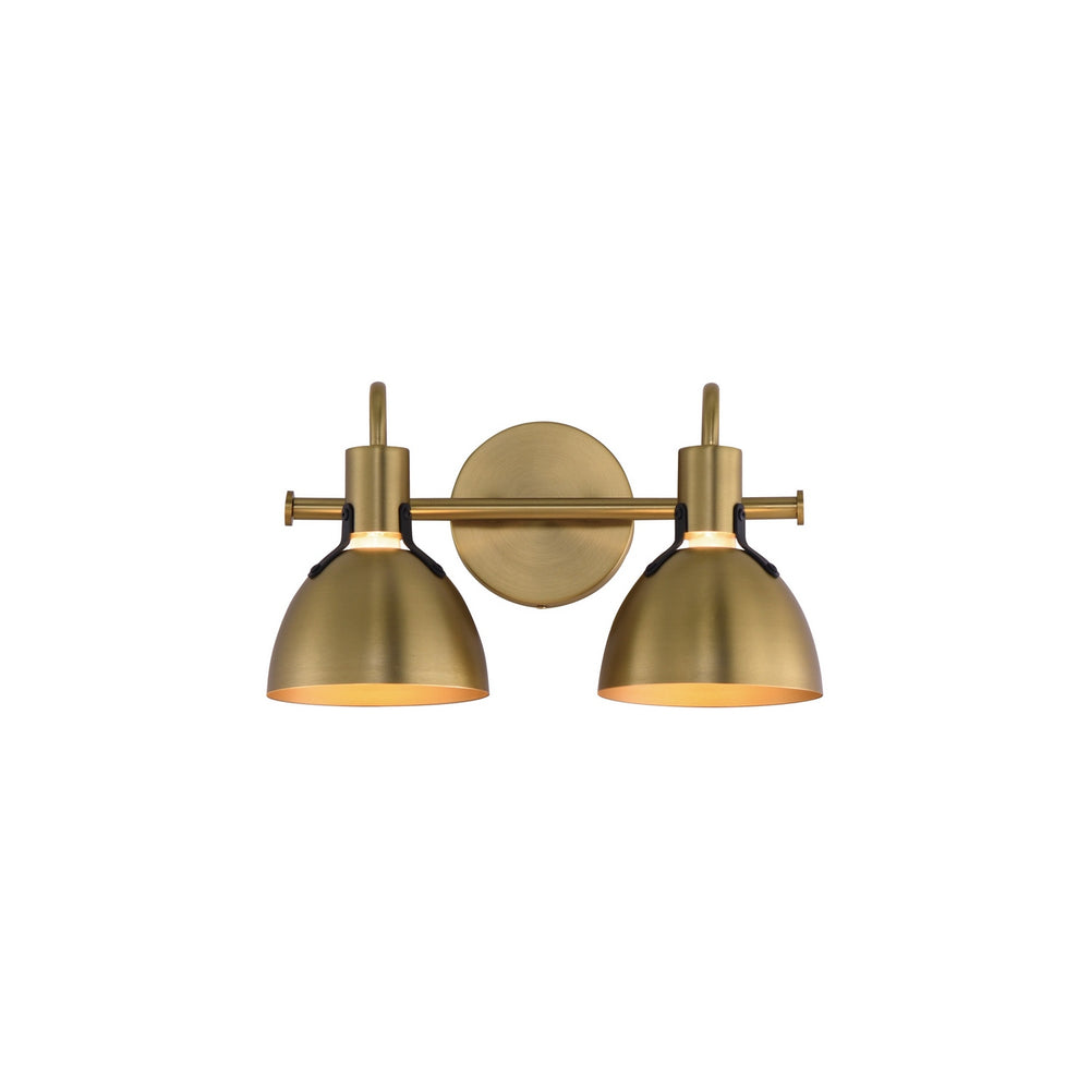 Maxim - Two Light Wall Sconce - Dusk - Satin Brass- Union Lighting Luminaires Decor
