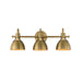 Maxim - Three Light Wall Sconce - Dusk - Satin Brass- Union Lighting Luminaires Decor