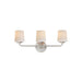 Maxim - Three Light Bath Vanity - Durham - Satin Nickel- Union Lighting Luminaires Decor