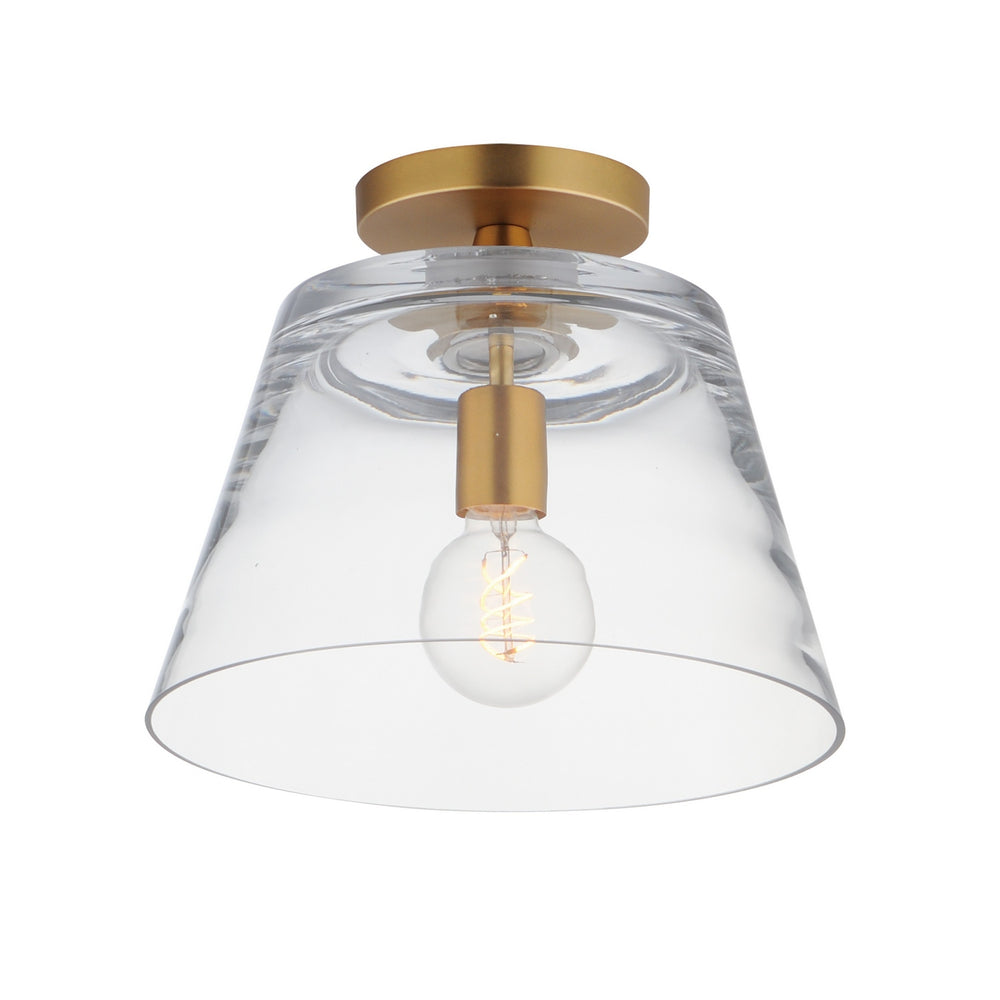 Maxim - One Light Pendant - Hudson - Natural Aged Brass- Union Lighting Luminaires Decor