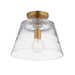 Maxim - One Light Pendant - Hudson - Natural Aged Brass- Union Lighting Luminaires Decor