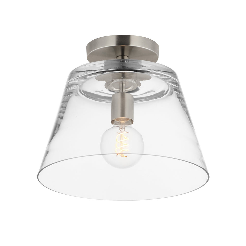 Maxim - One Light Pendant - Hudson - Satin Nickel- Union Lighting Luminaires Decor