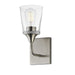 Maxim - One Light Wall Sconce - Hudson - Satin Nickel- Union Lighting Luminaires Decor