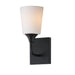 Maxim - One Light Wall Sconce - Hudson - Black- Union Lighting Luminaires Decor