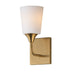 Maxim - One Light Wall Sconce - Hudson - Satin Nickel- Union Lighting Luminaires Decor