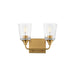 Maxim - Two Light Bath Vanity - Hudson - Natural Aged Brass- Union Lighting Luminaires Decor