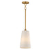 Maxim - One Light Pendant - Hudson - Natural Aged Brass- Union Lighting Luminaires Decor