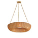 Maxim - Five Light Pendant - Bower - Natural Aged Brass- Union Lighting Luminaires Decor