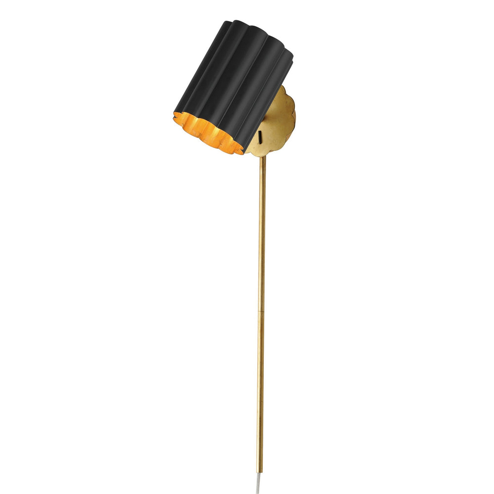 Maxim - One Light Wall Sconce - Primrose - Gold Leaf- Union Lighting Luminaires Decor