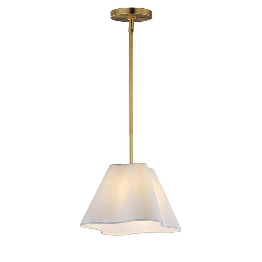 Maxim - One Light Pendant - Saxon - Natural Aged Brass- Union Lighting Luminaires Decor