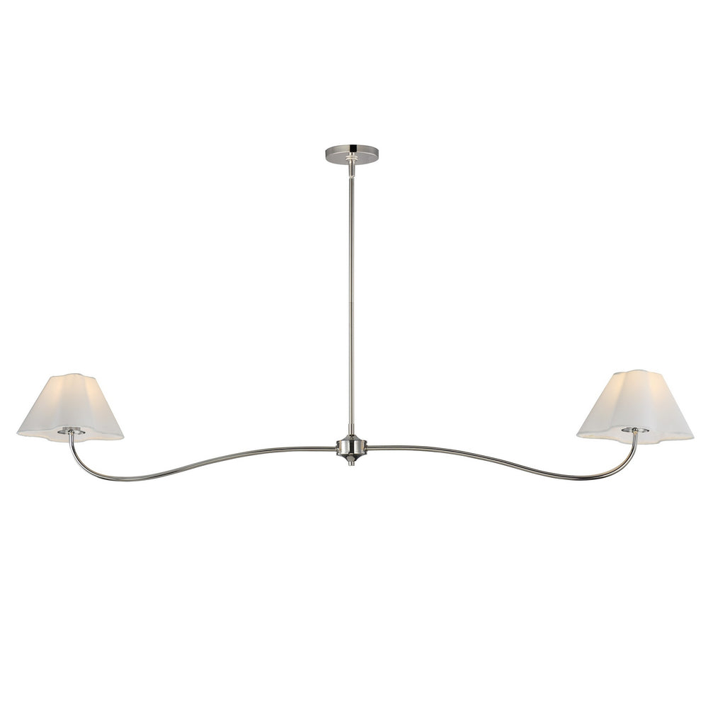 Maxim - Two Light Pendant - Saxon - Polished Nickel- Union Lighting Luminaires Decor