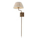 Maxim - One Light Wall Sconce - Dunbridge - Weathered Brass- Union Lighting Luminaires Decor