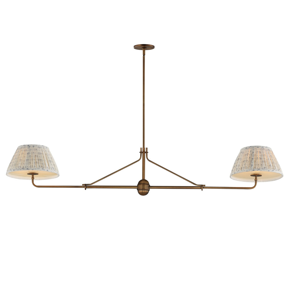 Maxim - Two Light Pendant - Dunbridge - Weathered Brass- Union Lighting Luminaires Decor